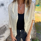 💄 Casualowy kardigan z siateczki dla kobiet