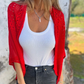 💄 Casualowy kardigan z siateczki dla kobiet