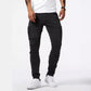 Męskie jeansy slim fit z funkcjonalnymi kieszeniami
