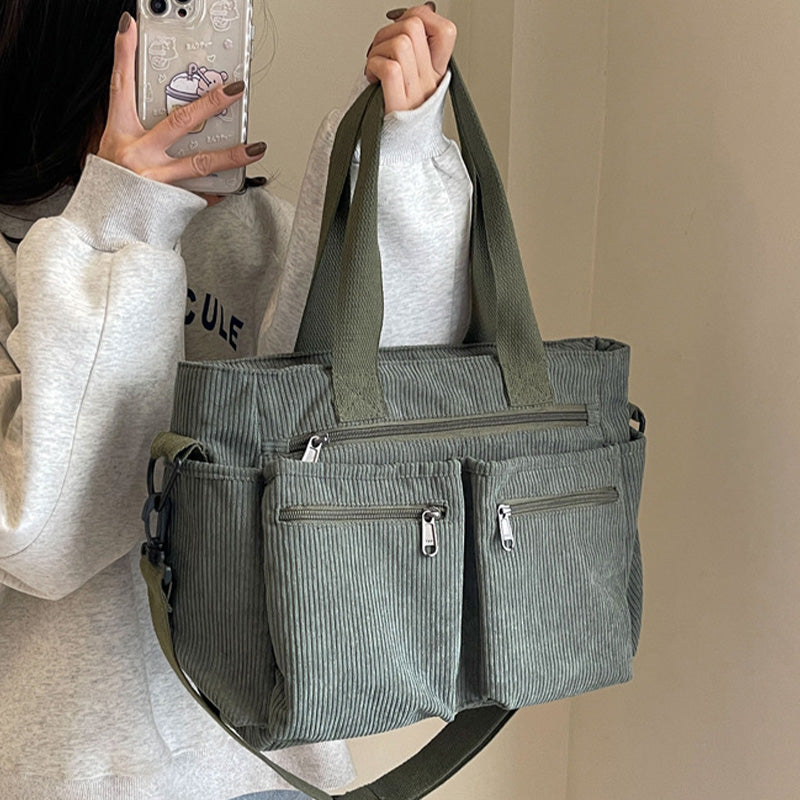 👜Vintage Einfarbige Schultertasche🎁