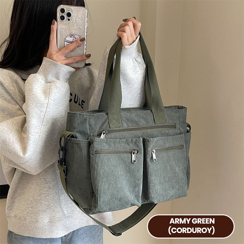 👜Vintage Einfarbige Schultertasche🎁