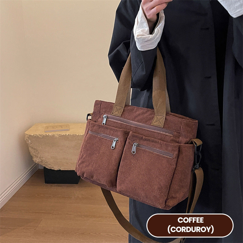 👜Vintage Einfarbige Schultertasche🎁