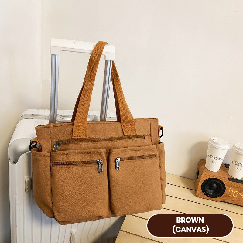 👜Vintage Einfarbige Schultertasche🎁