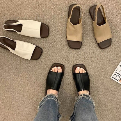 👡Letnia wyprzedaż✨Damskie sandały z odkrytym palcem w stylu retro