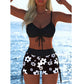 🩱Zestaw bikini damskiego – top wiązany, szorty typu boyshorts, różne fasony 🏖️