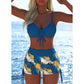 🩱Zestaw bikini damskiego – top wiązany, szorty typu boyshorts, różne fasony 🏖️