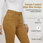Damskie jeansy skinny z wysokim stanem i elastycznym materiałem