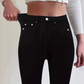 Damskie jeansy skinny z wysokim stanem i elastycznym materiałem