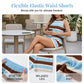 Gestreiftes Strick Zweiteiler Set für Damen – Ärmelloses Peplum Top + passende Shorts für Zuhause & Stadtbummel