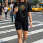 Damski T-shirt Casual z Nadrukiem Meksyk