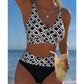 🩱 Dwuczęściowy damski bikini z wysokim stanem