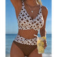 🩱 Dwuczęściowy damski bikini z wysokim stanem
