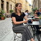 Casual Druk Jumpsuit z Szerokimi Nogawkami z Paskiem dla Kobiet