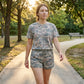 Komplet bluza i spodenki w kamuflażu plus size 🌿 Luźny krój, miękki materiał – prosty, stylowy i gotowy na przygody ✨