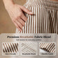 Gestreifte Damenhose mit weitem Bein