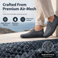 Oddychające męskie buty typu slip-on z siateczki