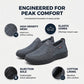 Oddychające męskie buty typu slip-on z siateczki