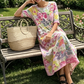 👗Sukienka damska w kwiaty, luźny krój