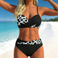 Dwuczęściowe Bikini z Push-Up i Wyszczuplającym Paskiem | 9 Kolorów | Rozmiary Plus S-2XL | Plaża Lato 🌊👙 + 🎁 Prezent Naszyjnik