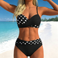 Dwuczęściowe Bikini z Push-Up i Wyszczuplającym Paskiem | 9 Kolorów | Rozmiary Plus S-2XL | Plaża Lato 🌊👙 + 🎁 Prezent Naszyjnik