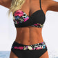 Dwuczęściowe Bikini z Push-Up i Wyszczuplającym Paskiem | 9 Kolorów | Rozmiary Plus S-2XL | Plaża Lato 🌊👙 + 🎁 Prezent Naszyjnik