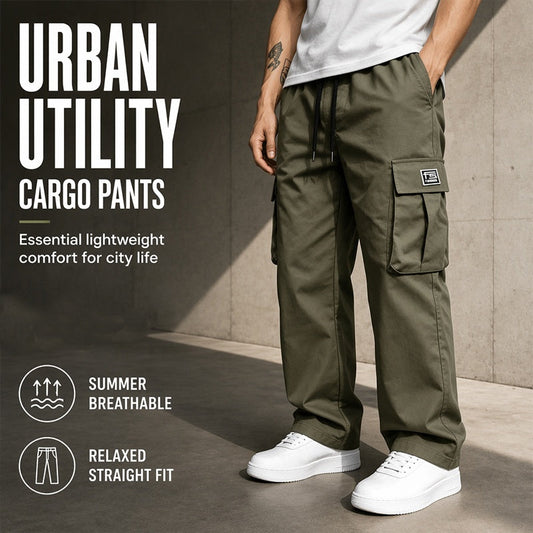🏆Męskie Spodnie Cargo Casual Luźny Krój