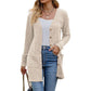 🌸 Nowość na Jesień 2026 ✨Sweter Rozpinany Średniej Długości z Kieszeniami