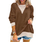 Damski Casual Sweter z Kolorowymi Blokami