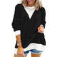 Damski Casual Sweter z Kolorowymi Blokami