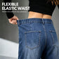 Damskie jeansy harem z wysokim stanem