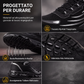 Wysokie buty ochronne z stalowym noskiem i podeszwą odporną na przebicie