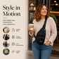Lekka pikowana torba na ramię typu crossbody sling