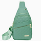 Lekka pikowana torba na ramię typu crossbody sling