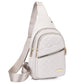 Lekka pikowana torba na ramię typu crossbody sling