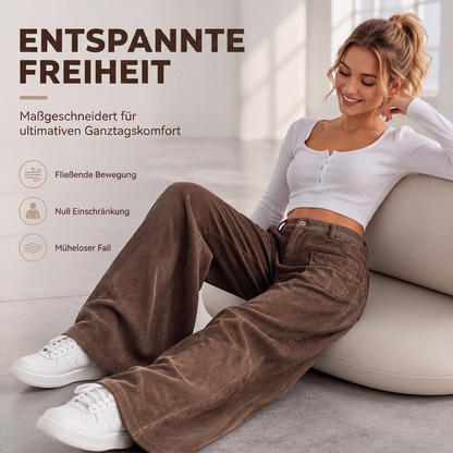 🎉✨Lässige Weithosen mit entspannter Passform für Damen