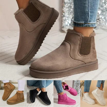 🔥 Tymczasowa Oferta ✨ Damskie Wygodne Ciepłe Krótkie Kozaki – Miękka Wyściółka & Wspierający Komfort Chodzenia 👢