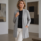 Damski sweter rozpinany, casual, z kieszeniami