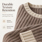 Damski Sweter Casual z Dzianiny z Okrągłym Dekoltem