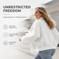 Damski oversize'owy sweter z zamkiem błyskawicznym