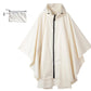 Unisex Wodoszczelna Lekka Peleryna Przeciwdeszczowa z Kapturem