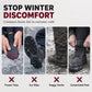❄️💪 Męskie zimowe buty typu slip-on, podszewka z polaru 360°, wodoodporne, podeszwa antypoślizgowa — różne kolory, rozmiary EU 36–46
