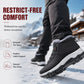 ❄️💪 Męskie zimowe buty typu slip-on, podszewka z polaru 360°, wodoodporne, podeszwa antypoślizgowa — różne kolory, rozmiary EU 36–46