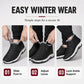 ❄️💪 Męskie zimowe buty typu slip-on, podszewka z polaru 360°, wodoodporne, podeszwa antypoślizgowa — różne kolory, rozmiary EU 36–46