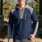 Męska Bluza z Kapturem, Dzianinowa, Kolorowa