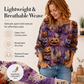 Damski sweter na Halloween z dynią, szydełkowy, dzianinowy