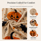 Damski sweter na Halloween z dynią, szydełkowy, dzianinowy