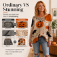 Damski sweter na Halloween z dynią, szydełkowy, dzianinowy
