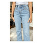 ✨ Rzeźbiony Styl Denim | Damskie Dżinsy z Wysokim Stanem i Wieloma Guzikami
