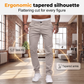 ✨ Męskie nowoczesne spodnie slim-fit z elastanem – elegancki krój i całodzienny komfort