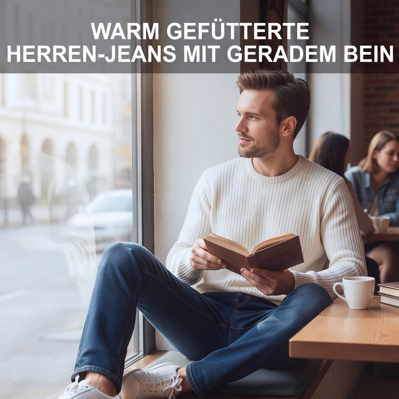 👖❄️ Neuheiten – Herren-Gefütterte-Jeans – warm und robust